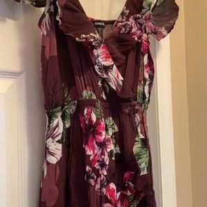 EXPRESS Floral Dress (Never Worn)